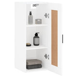 vidaXL Wall cabinet 34.5x34x90 cm engineered wood white