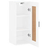 vidaXL Wall cabinet 34.5x34x90 cm engineered wood white