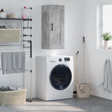 vidaXL Wall cabinet 34.5x34x90 cm engineered wood concrete grey