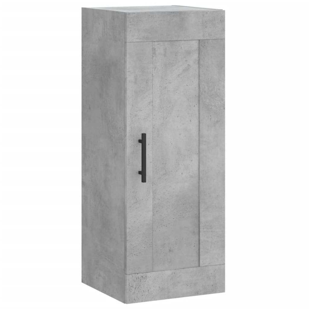 vidaXL Wall cabinet 34.5x34x90 cm engineered wood concrete grey