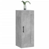 vidaXL Wall cabinet 34.5x34x90 cm engineered wood concrete grey