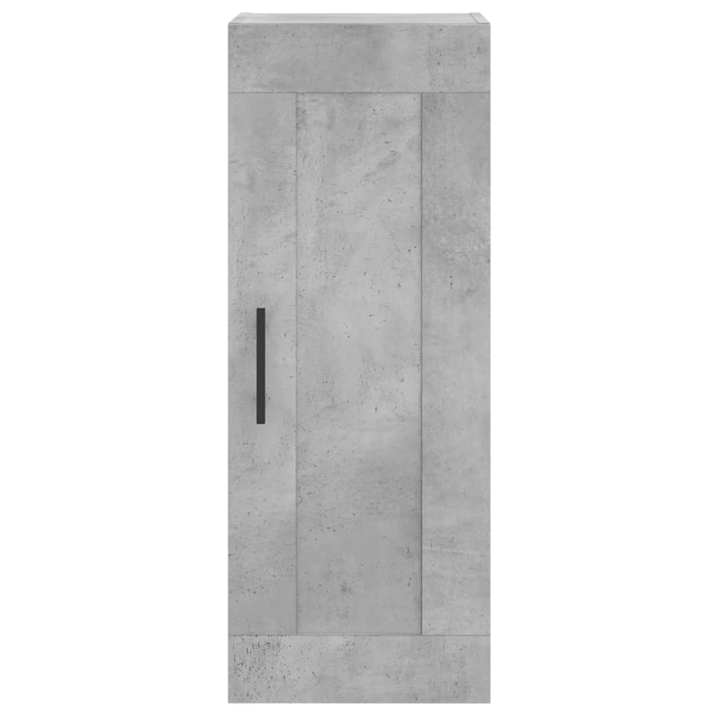 vidaXL Wall cabinet 34.5x34x90 cm engineered wood concrete grey