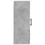 vidaXL Wall cabinet 34.5x34x90 cm engineered wood concrete grey