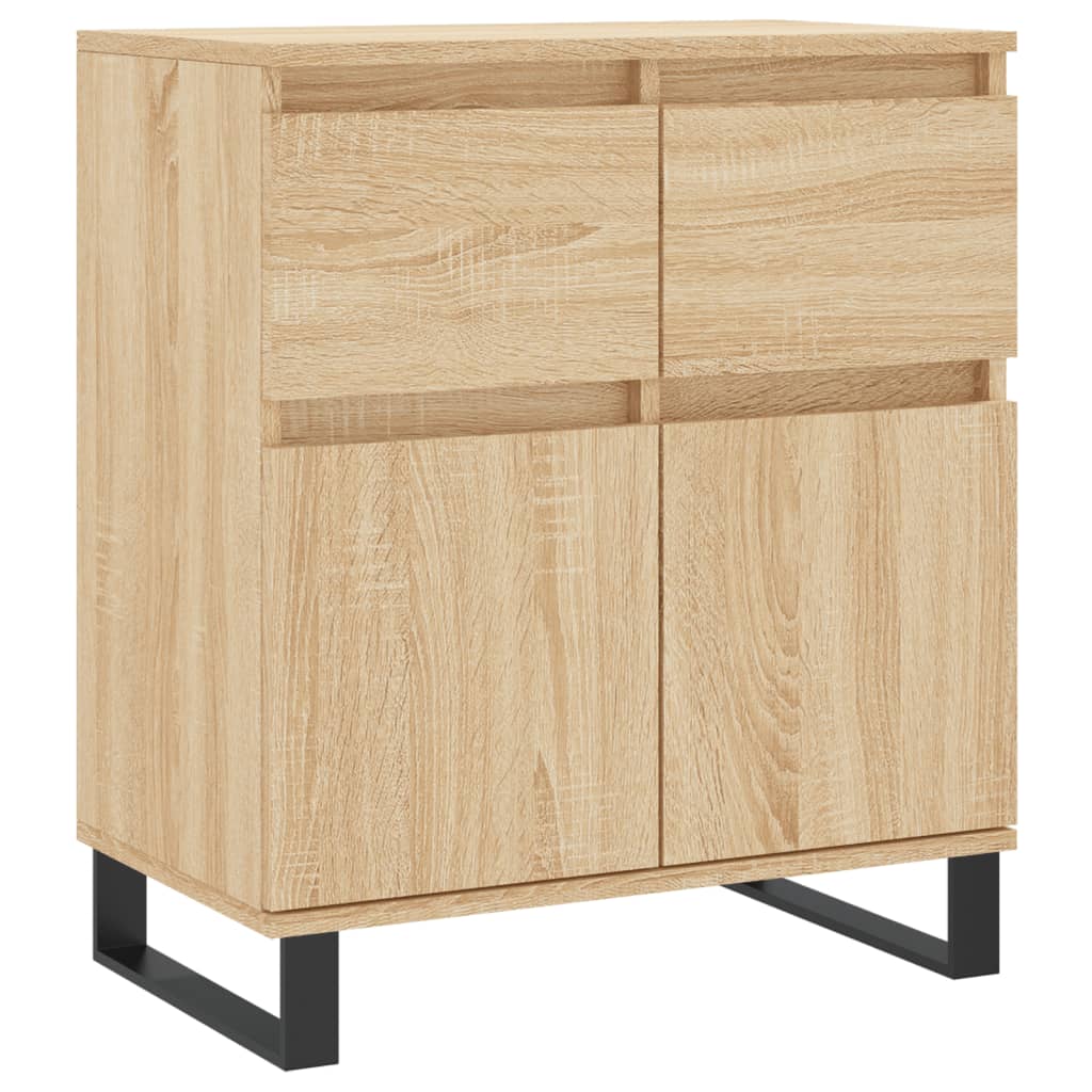 vidaXL Dressoir 60x35x70 cm bewerkt hout wit