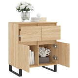 vidaXL Dressoir 60x35x70 cm bewerkt hout wit