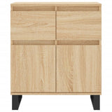 vidaXL Dressoir 60x35x70 cm bewerkt hout wit