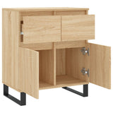 vidaXL Dressoir 60x35x70 cm bewerkt hout wit