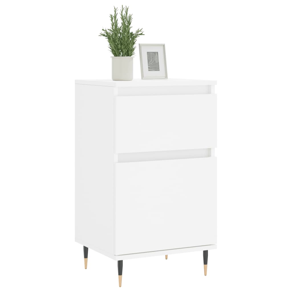vidaXL Dressoir 40x35x70 cm bewerkt hout wit