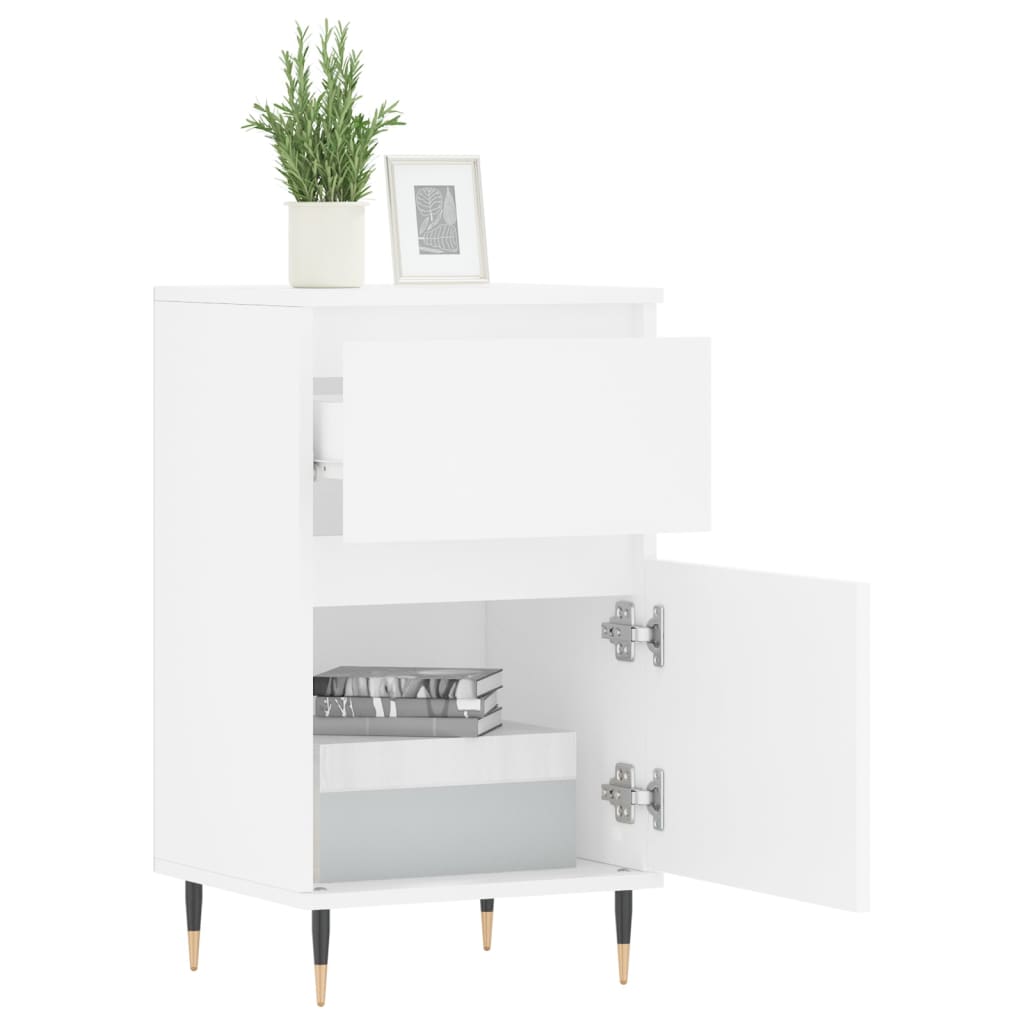 vidaXL Dressoir 40x35x70 cm bewerkt hout wit
