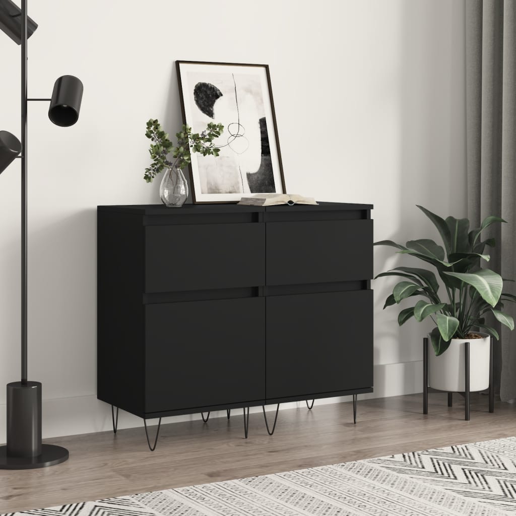 vidaXL Dressoir 40x35x70 cm bewerkt hout wit