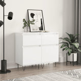 vidaXL Dressoir 40x35x70 cm bewerkt hout wit