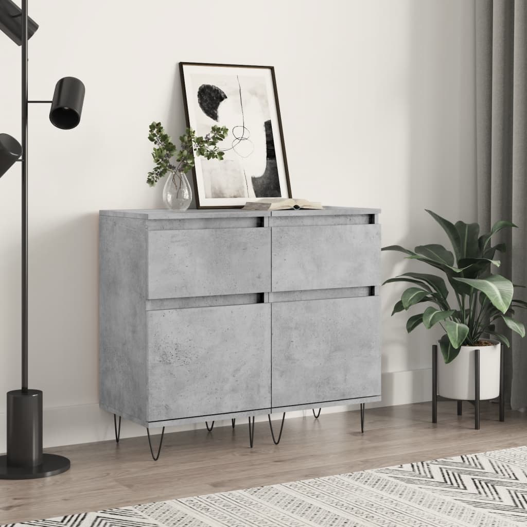 vidaXL Dressoir 40x35x70 cm bewerkt hout wit