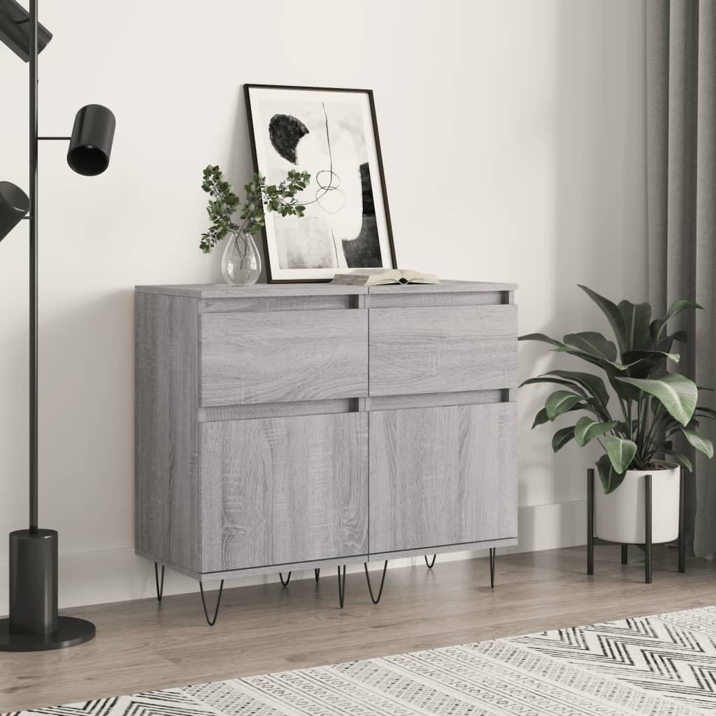 vidaXL Dressoir 40x35x70 cm bewerkt hout wit