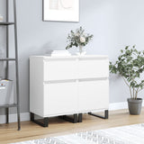 vidaXL Dressoir 40x35x70 cm bewerkt hout wit