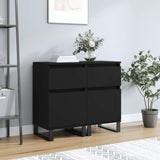 vidaXL Dressoir 40x35x70 cm bewerkt hout wit