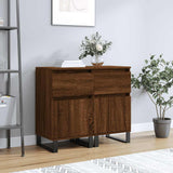 vidaXL Dressoir 40x35x70 cm bewerkt hout wit