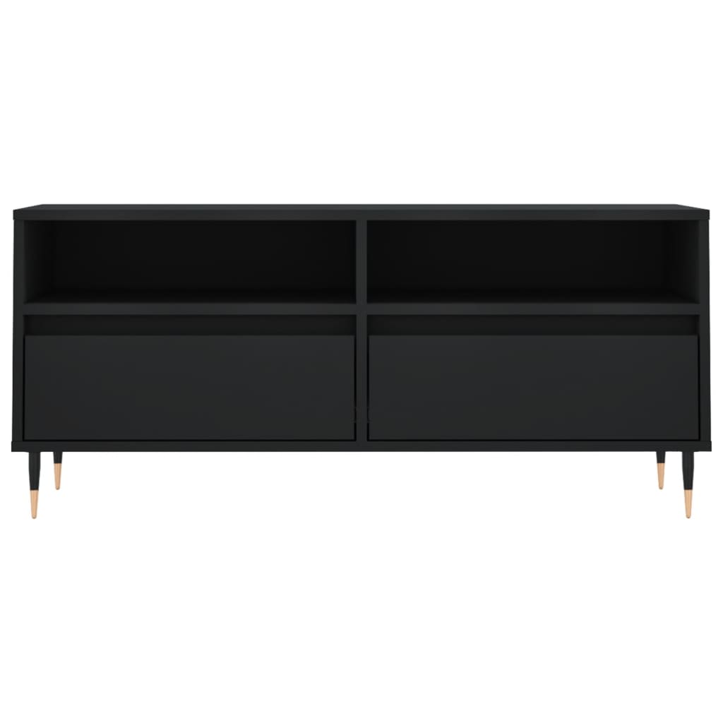 vidaXL Tv-meubel 100x34,5x44,5 cm bewerkt hout wit