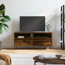 vidaXL Tv-meubel 100x34,5x44,5 cm bewerkt hout wit