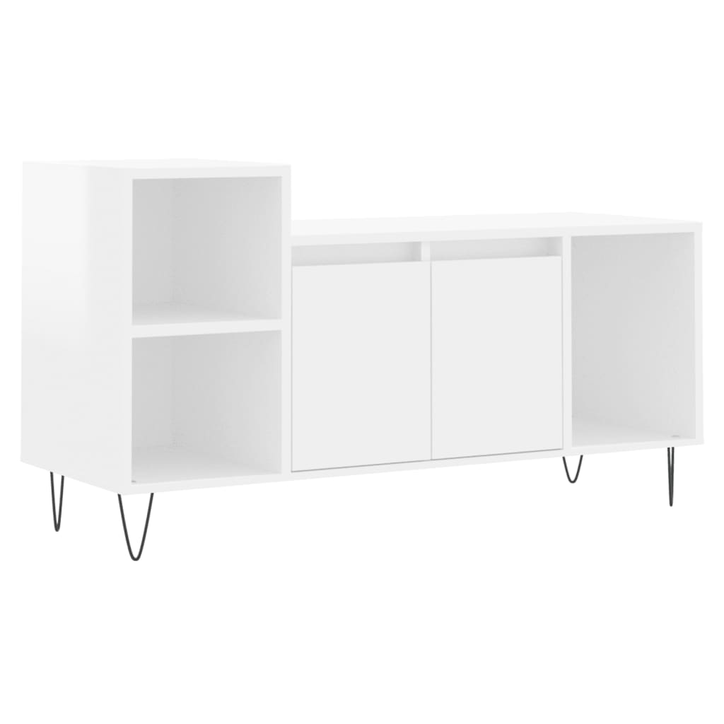 vidaXL Tv-meubel 100x35x55 cm bewerkt hout wit