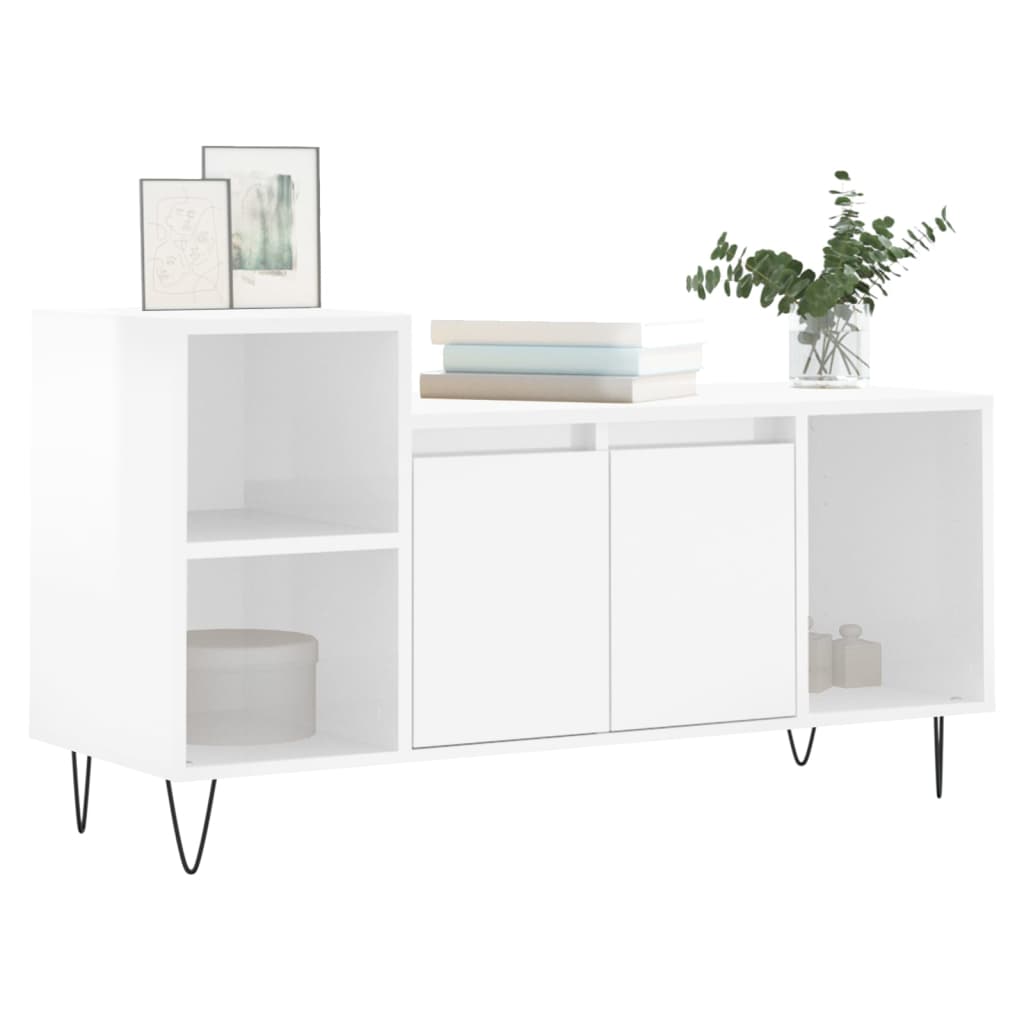 vidaXL Tv-meubel 100x35x55 cm bewerkt hout wit