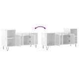 vidaXL Tv-meubel 100x35x55 cm bewerkt hout wit