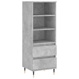 vidaXL Hoge kast 40x36x110 cm bewerkt hout wit
