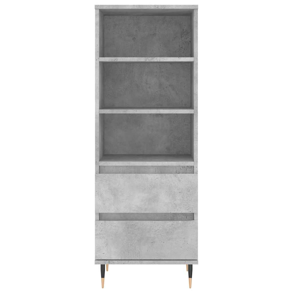 vidaXL Hoge kast 40x36x110 cm bewerkt hout wit