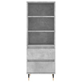 vidaXL Hoge kast 40x36x110 cm bewerkt hout wit