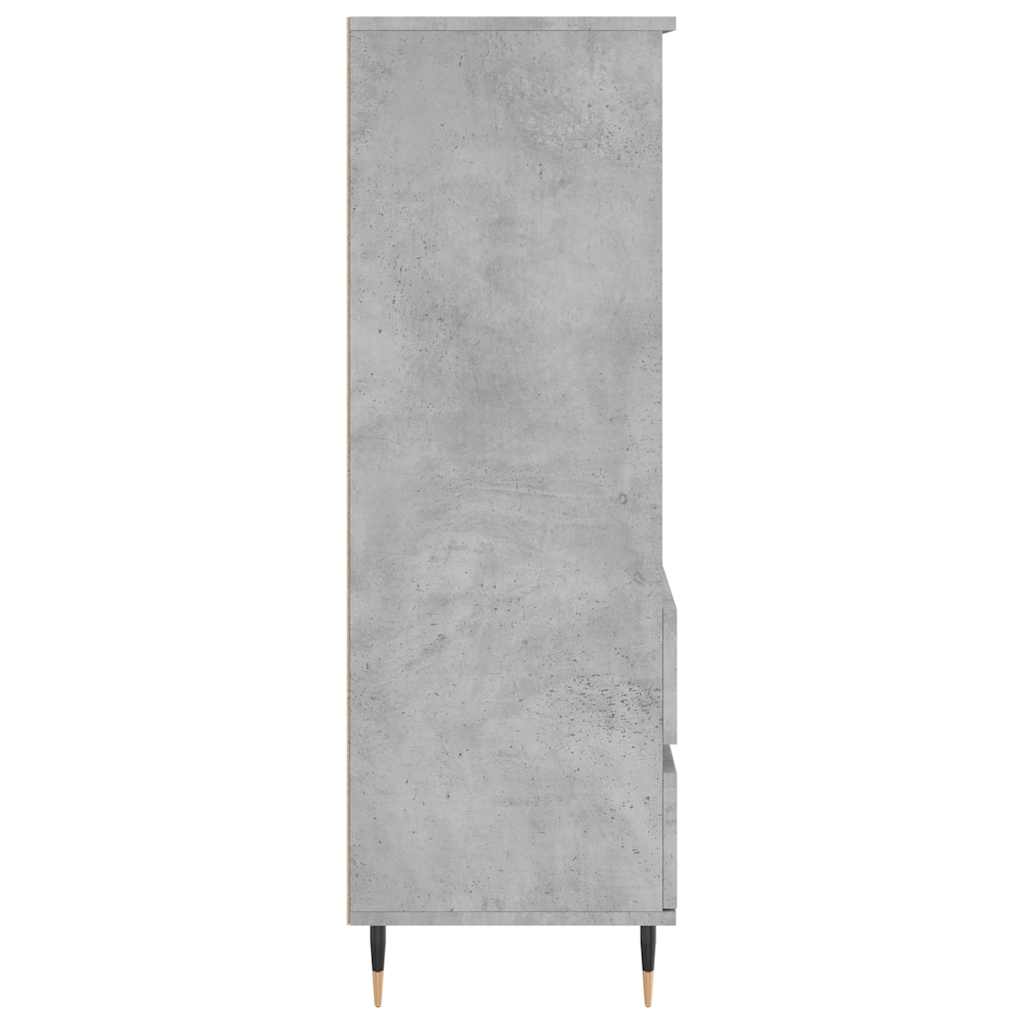 vidaXL Hoge kast 40x36x110 cm bewerkt hout wit