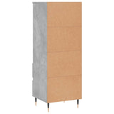 vidaXL Hoge kast 40x36x110 cm bewerkt hout wit