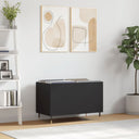 vidaXL Platenkast 74,5x38x48 cm bewerkt hout wit