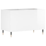 vidaXL Platenkast 74,5x38x48 cm bewerkt hout wit