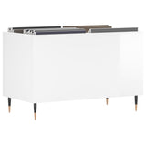 vidaXL Platenkast 74,5x38x48 cm bewerkt hout wit