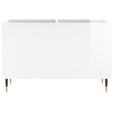 vidaXL Platenkast 74,5x38x48 cm bewerkt hout wit