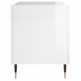 vidaXL Platenkast 74,5x38x48 cm bewerkt hout wit