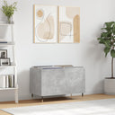 vidaXL Platenkast 74,5x38x48 cm bewerkt hout wit