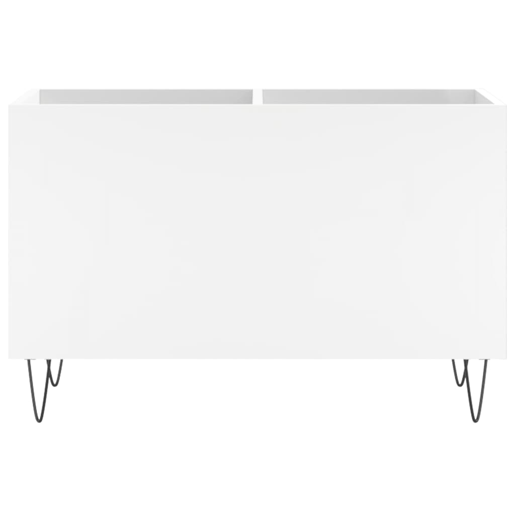 vidaXL Platenkast 74,5x38x48 cm bewerkt hout wit