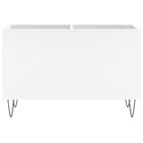 vidaXL Platenkast 74,5x38x48 cm bewerkt hout wit