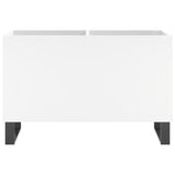 vidaXL Platenkast 74,5x38x48 cm bewerkt hout wit