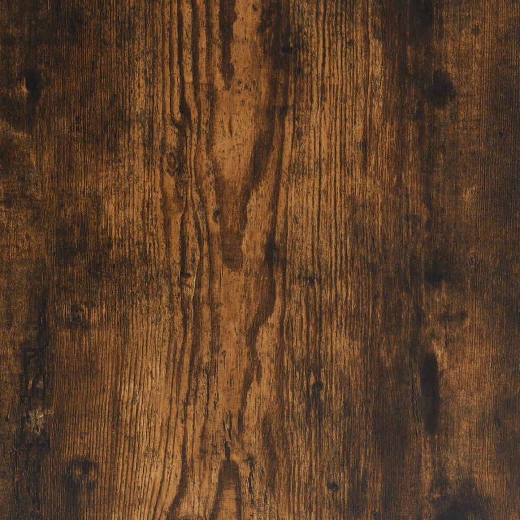 vidaXL Tv-meubel 100x33x45 cm bewerkt hout en ijzer sonoma eikenkleur