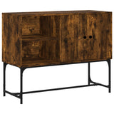 vidaXL Dressoir 100x40x79,5 cm bewerkt hout gerookt eikenkleurig