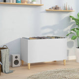 vidaXL Platenkast 74,5x38x48 cm bewerkt hout wit