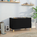 vidaXL Platenkast 74,5x38x48 cm bewerkt hout wit