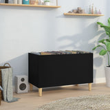vidaXL Platenkast 74,5x38x48 cm bewerkt hout wit
