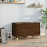 vidaXL Platenkast 74,5x38x48 cm bewerkt hout wit