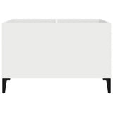 vidaXL Platenkast 74,5x38x48 cm bewerkt hout wit