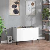 vidaXL Platenkast 74,5x38x48 cm bewerkt hout wit