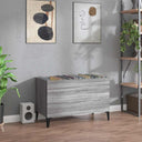 vidaXL Platenkast 74,5x38x48 cm bewerkt hout wit