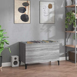 vidaXL Platenkast 74,5x38x48 cm bewerkt hout wit