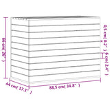 vidaXL Wasmand 44x44x66 cm massief grenenhout